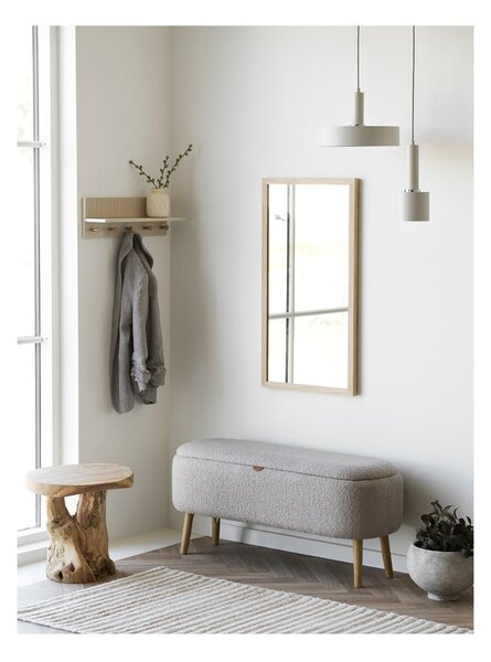 Okrągły stolik z litego drewna tekowego ø 40 cm Palena – House Nordic
