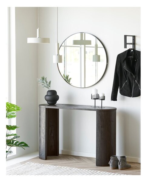 Czarny szklany wazon (wysokość 20 cm) Vera – House Nordic
