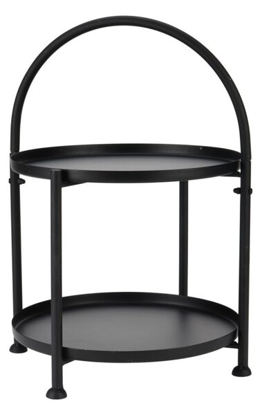 Stolik pomocniczy czarny 45 cm