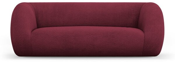 Bordowa sofa z materiału bouclé 210 cm Essen – Cosmopolitan Design