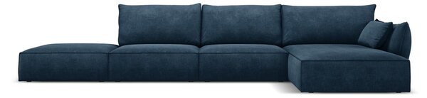 Ciemnoniebieski narożnik (prawostronny) Vanda – Mazzini Sofas