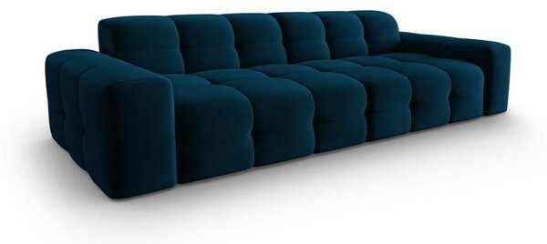Ciemnoniebieska aksamitna sofa 255 cm Kendal – Micadoni Home