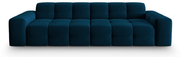 Ciemnoniebieska aksamitna sofa 255 cm Kendal – Micadoni Home