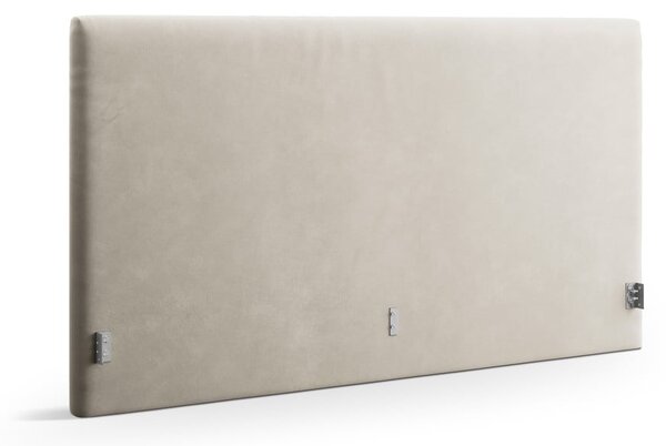Beżowy tapicerowany zagłówek 150,5x100 cm Remo – Micadoni