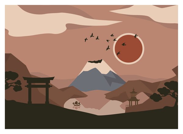 Obraz - Japonia N⁰1 (70x50 cm)