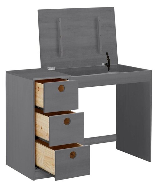 Biurko z litego drewna sosnowego 50x100 cm Alpi – Støraa