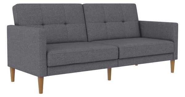 Szara rozkładana sofa 82 cm Lilly – Støraa