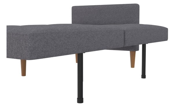 Szara rozkładana sofa 82 cm Lilly – Støraa