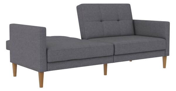 Szara rozkładana sofa 82 cm Lilly – Støraa