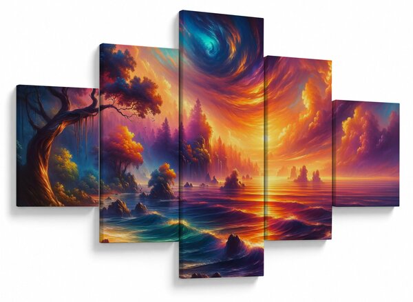 Obraz - Magiczny świat (125x70 cm)