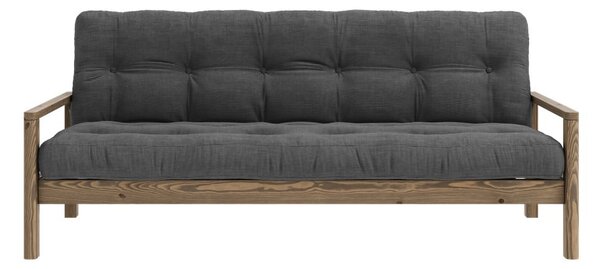 Antracytowa rozkładana sofa 205 cm Knob – Karup Design