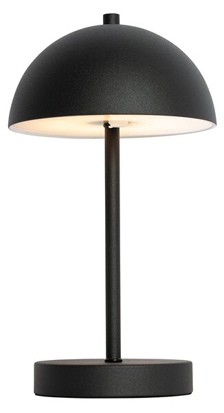 Lampa stołowa zewnętrzna czarna, ładowana, 3-stopniowo ściemniana - Keira