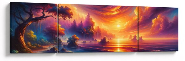 Obraz - Magiczny świat (170x50 cm)