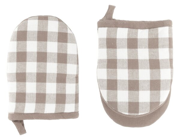 Bawełniana rękawice kuchenne zestaw 2 szt. Gingham – Tiseco Home Studio