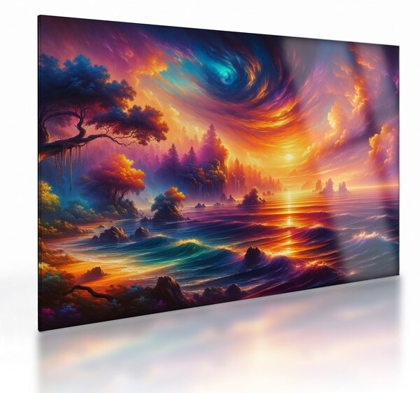 Obraz na szkle - Magiczny świat (70x50 cm)