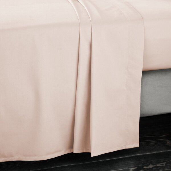 Beżowe prześcieradło z satyny bawełnianej 275x275 cm Cotton Sateen – Bianca