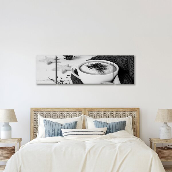 Obraz - Zimowe cappuccino (170x50 cm)