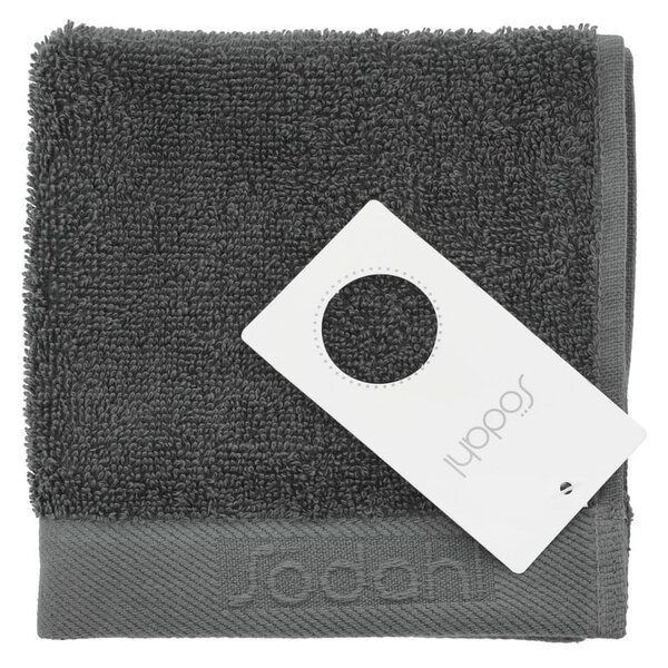 Ciemnoszary bawełniany ręcznik frotte 30x30 cm Comfort – Södahl