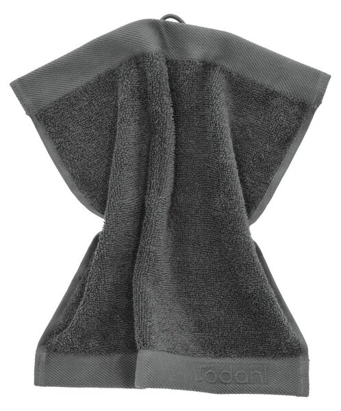 Ciemnoszary bawełniany ręcznik frotte 30x30 cm Comfort – Södahl