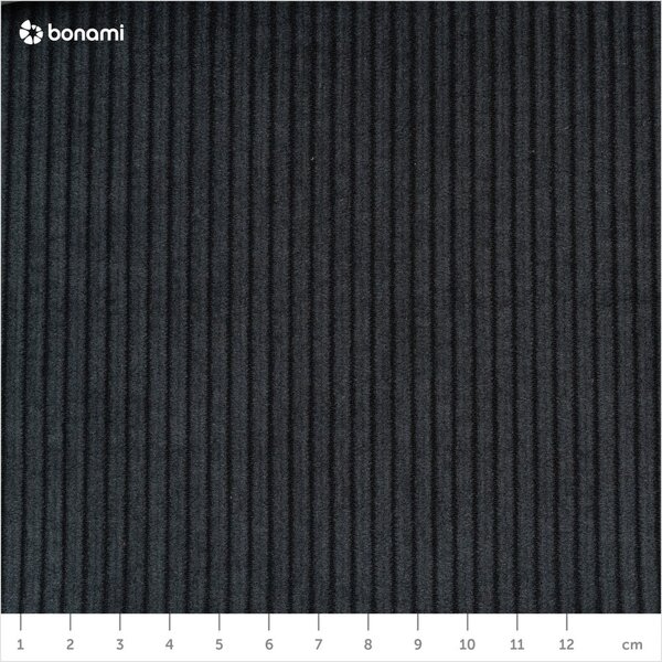 Sofa rozkładana ze sztruksową tapicerką Karup Design Folk Raw/Charcoal