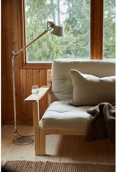 Musztardowa rozkładana sofa 218 cm Unwind – Karup Design