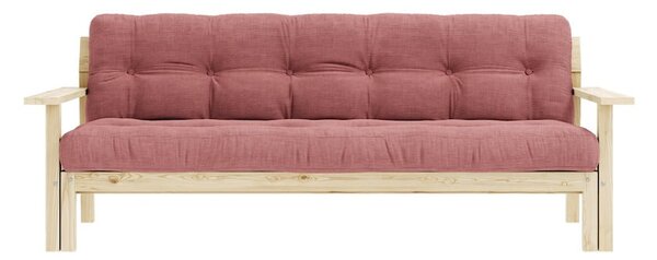 Różowa rozkładana sofa 218 cm Unwind – Karup Design