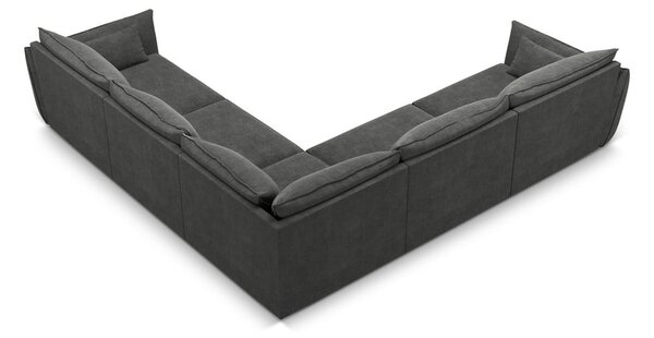 Szary narożnik (róg zmienny) Vanda – Mazzini Sofas