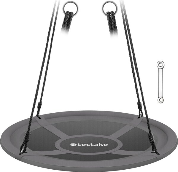 Tectake® Swayer nest swing 120 kg udwigu Pokrowiec tekstylenowy
