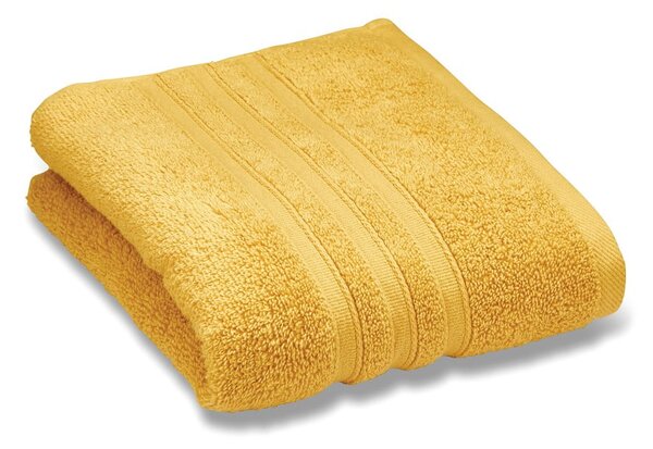 Żółty bawełniany ręcznik frotte 50x85 cm Zero Twist – Catherine Lansfield