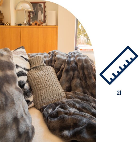 Beżowy termofor 2 l Warmers – Tiseco Home Studio