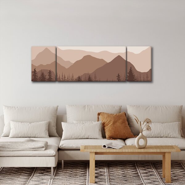 Obraz - Góry Brunatne N⁰1 (170x50 cm)