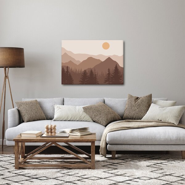 Obraz - Góry Brunatne N⁰1 (70x50 cm)