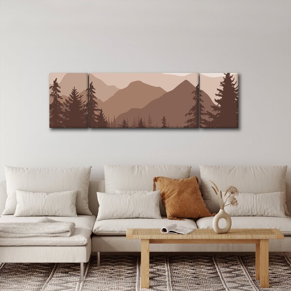 Obraz - Góry Brunatne N⁰2 (170x50 cm)