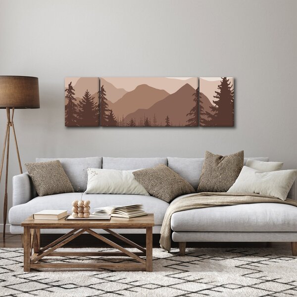 Obraz - Góry Brunatne N⁰2 (170x50 cm)