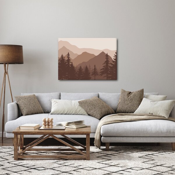 Obraz - Góry Brunatne N⁰2 (70x50 cm)