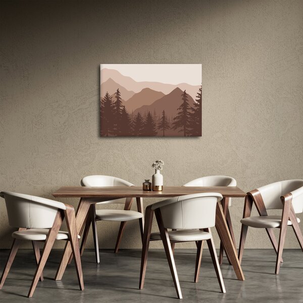 Obraz - Góry Brunatne N⁰2 (70x50 cm)
