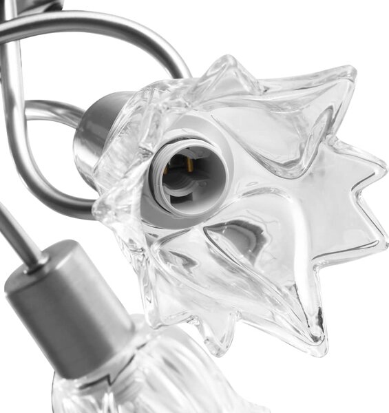 Szklana elegancka lampa sufitowa - 3X EX205 K8-L64