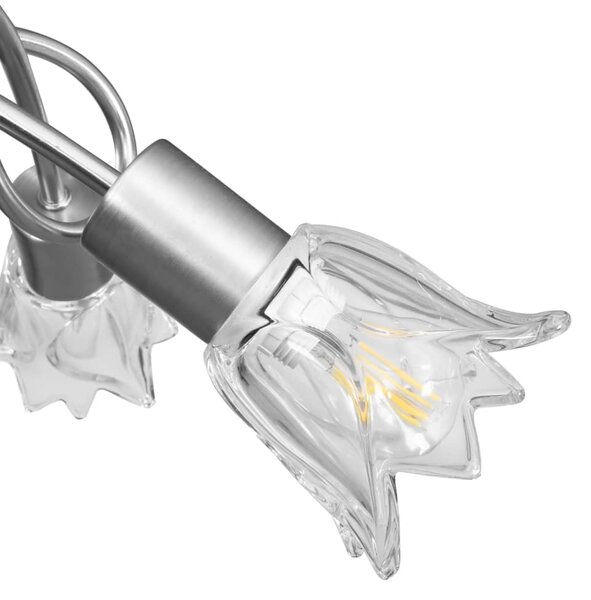 Szklana elegancka lampa sufitowa - 3X EX205 K8-L64