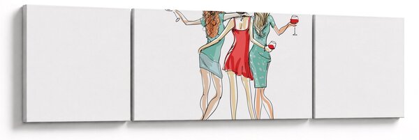 Obraz - Wiecznie młody, wiecznie pijany (170x50 cm)