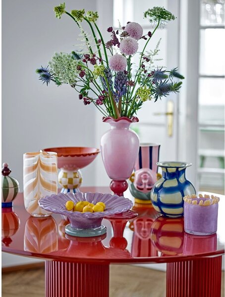 Szklany świecznik na świeczkę typu tealight Edger – Bloomingville