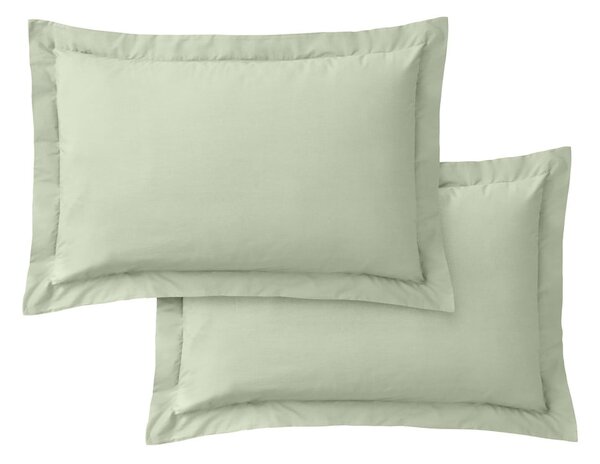 Poszewki na poduszki z perkalu bawełnianego zestaw 2 szt. 50x75 cm Cotton Percale – Bianca