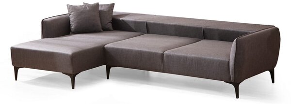Ciemnoszara sofa narożna Belissimo, narożnik lewy – Balcab Home