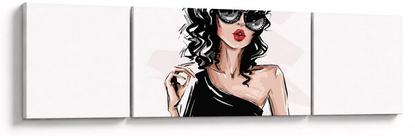 Obraz - Modna kobieta (170x50 cm)