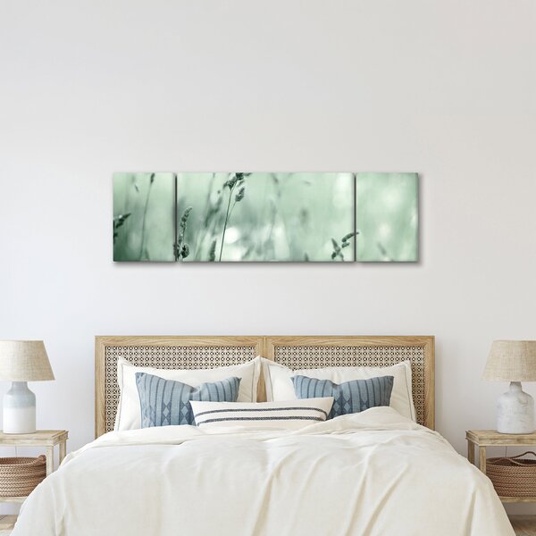 Obraz - Zielona łąka (170x50 cm)