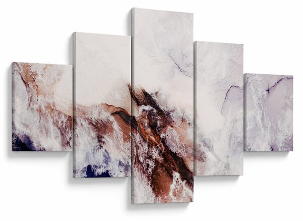Obraz - Fioletowy marmur N⁰1 (125x70 cm)