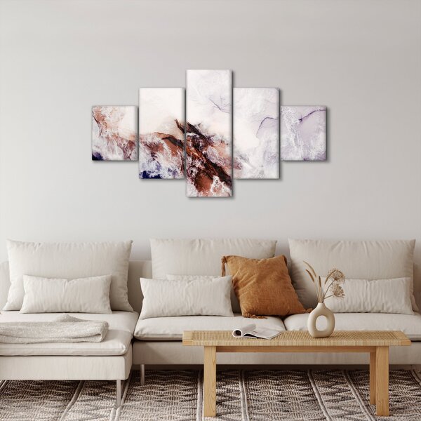 Obraz - Fioletowy marmur N⁰1 (125x70 cm)