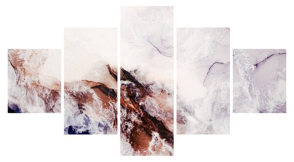 Obraz - Fioletowy marmur N⁰1 (125x70 cm)