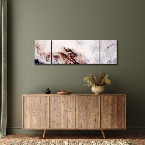 Obraz - Fioletowy marmur N⁰1 (170x50 cm)