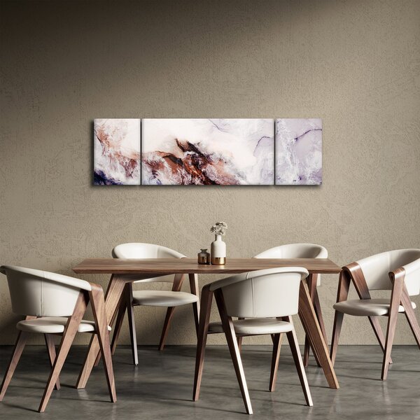 Obraz - Fioletowy marmur N⁰1 (170x50 cm)