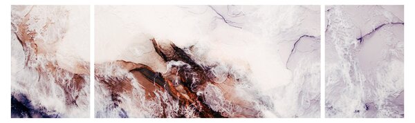 Obraz - Fioletowy marmur N⁰1 (170x50 cm)